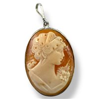 Anhänger Mandile 1922 Dame Cammei  in Silber Conchiglia 2MCICM148